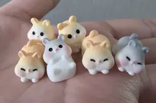 Avis clients – Lot de 5 ou 10 mini hamsters résine pour décoration jardin