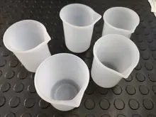 Avis clients – Lot de 5 tasses mesure silicone 50ml pour résine époxy