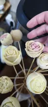 Avis clients – Lot de moules silicone rose 3D pour bougie et savon
