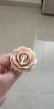 Avis clients – Lot de moules silicone rose 3D pour bougie et savon
