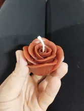 Avis clients – Lot de moules silicone rose 3D pour bougie et savon
