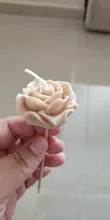 Avis clients – Lot de moules silicone rose 3D pour bougie et savon