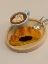 Avis clients – Mini set café et pâtisserie résine pour maison poupée