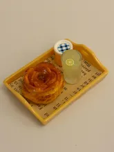 Avis clients – Mini set café et pâtisserie résine pour maison poupée