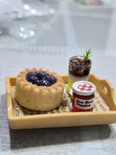 Avis clients – Mini set café et pâtisserie résine pour maison poupée