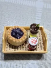 Avis clients – Mini set café et pâtisserie résine pour maison poupée