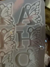Avis clients – Moule silicone alphabet papillon pour bijoux