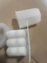 Avis clients – Moule silicone colonne géométrique rayé pour bougie résine