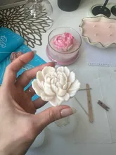 Avis clients – Moule silicone rose pour bougies et savons artisanaux