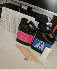 Avis clients – Résine époxy transparente 1:1 250 ml à 1000 ml pour moulage et bijoux