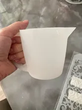 Avis clients – Tasse mesure silicone 500ml avec poignée pour résine époxy