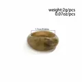 Bague résine acrylique géométrique ovale punk femme – 5
