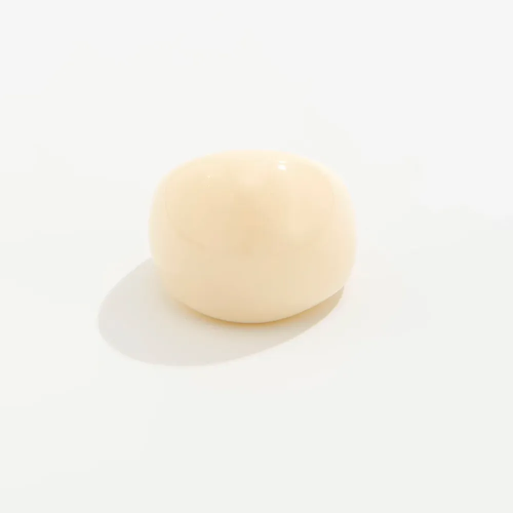 Bague résine plastique irrégulière géométrique boho