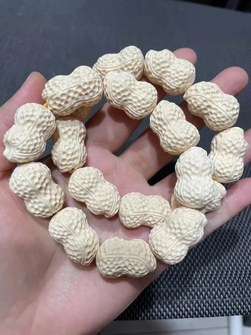 Barre résine époxy imitation ivoire 30 mm à 34 mm pour manches