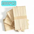 Bâtonnets bois 15 cm pour mélanger peinture résine époxy – Couleur 200PCS