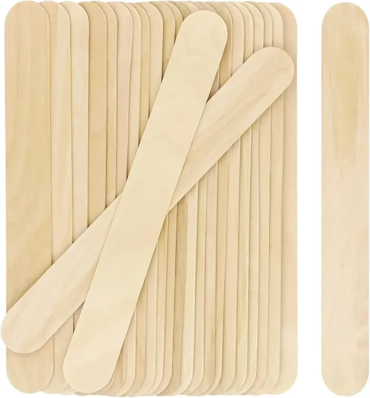 Bâtonnets bois 15 cm pour mélanger peinture résine époxy