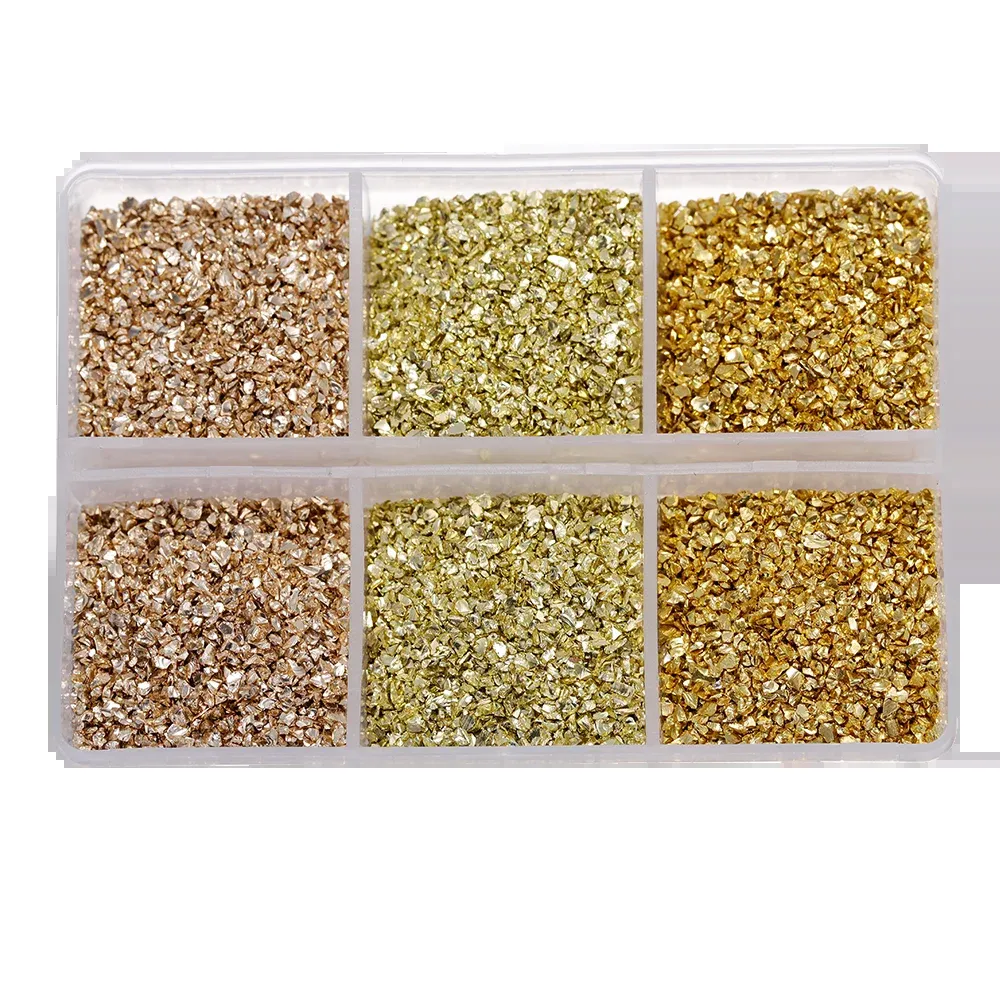 Boîte 30 g pierres verre concassé pour remplissage résine