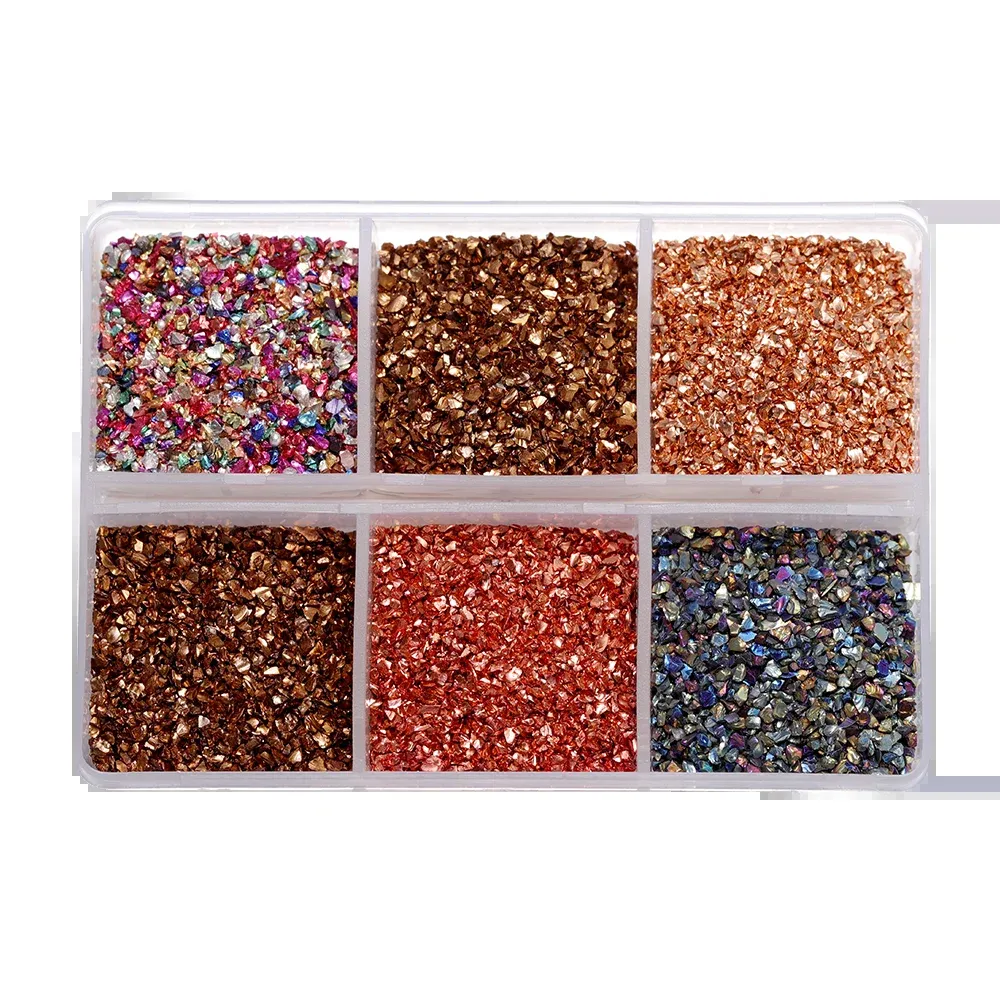 Boîte 30 g pierres verre concassé pour remplissage résine
