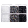 Boîte 30 g pierres verre concassé pour remplissage résine – Couleur Style 06