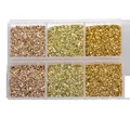 Boîte 30 g pierres verre concassé pour remplissage résine – Couleur Style 07