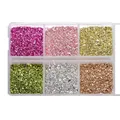 Boîte 30 g pierres verre concassé pour remplissage résine – Couleur Style 17