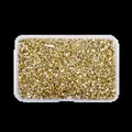 Boîte 80 g pierres verre concassé pour remplissage résine – Couleur Light Gold