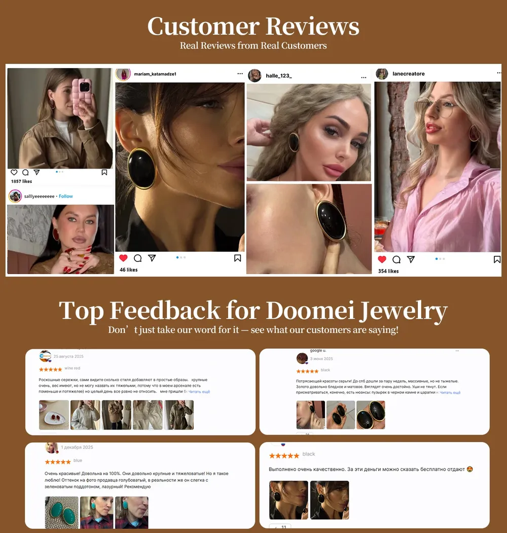 Boucles d'oreilles clous résine géométriques luxe pour femmes