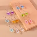 Boucles d'oreilles résine coquillage style plage été – 5