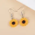 Boucles d'oreilles résine marguerite tournesol 15 à 30 mm – 3