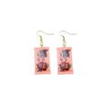 Boucles d'oreilles résine pendantes fantaisie pour femmes – 2