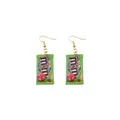 Boucles d'oreilles résine pendantes fantaisie pour femmes – 4