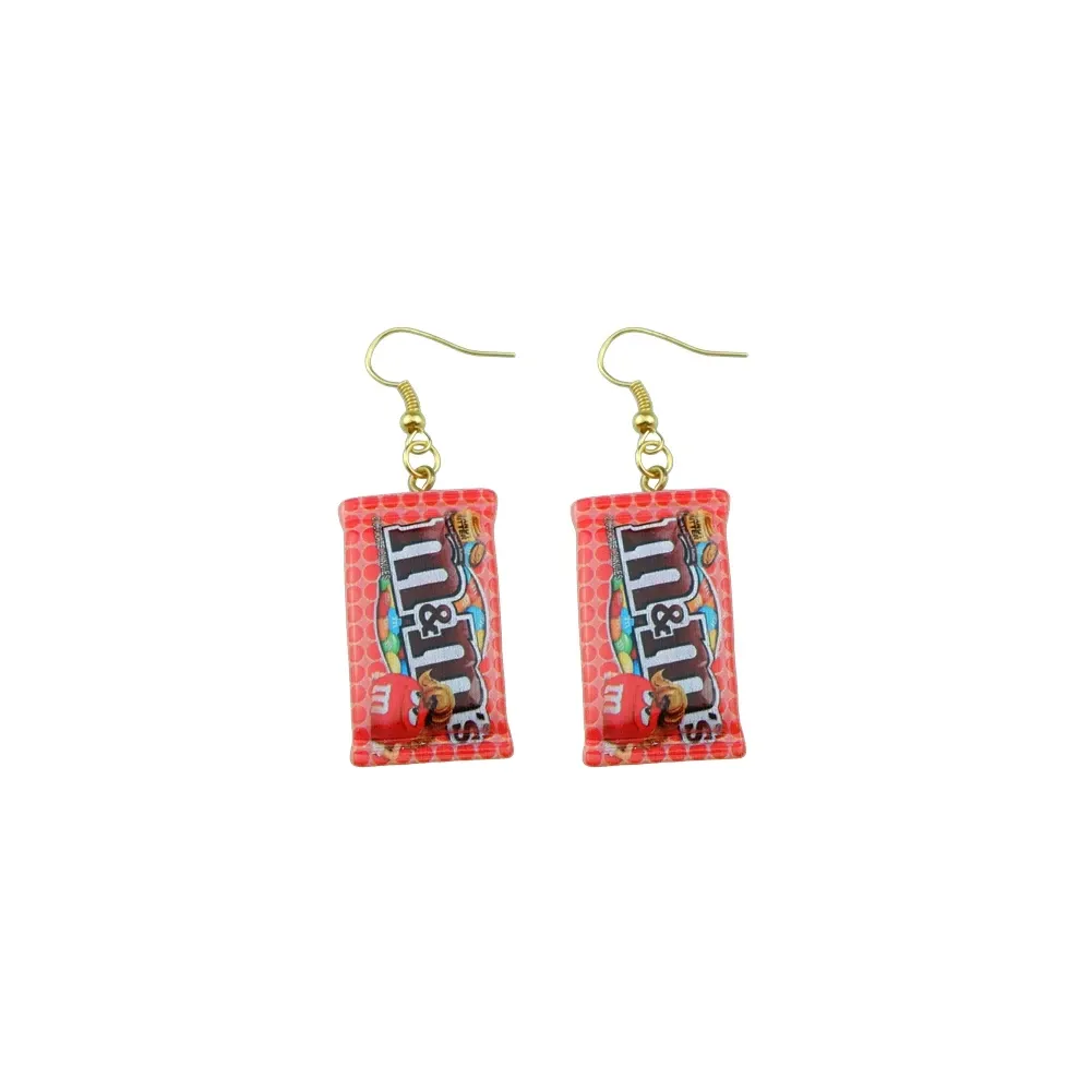 Boucles d'oreilles résine pendantes fantaisie pour femmes