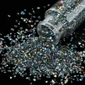 Bouteille 30 g pierres verre concassé pour remplissage résine – Couleur AB Color