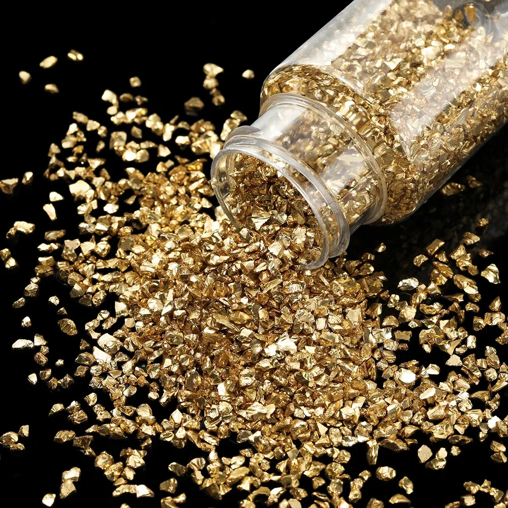 Bouteille 30 g pierres verre concassé pour remplissage résine