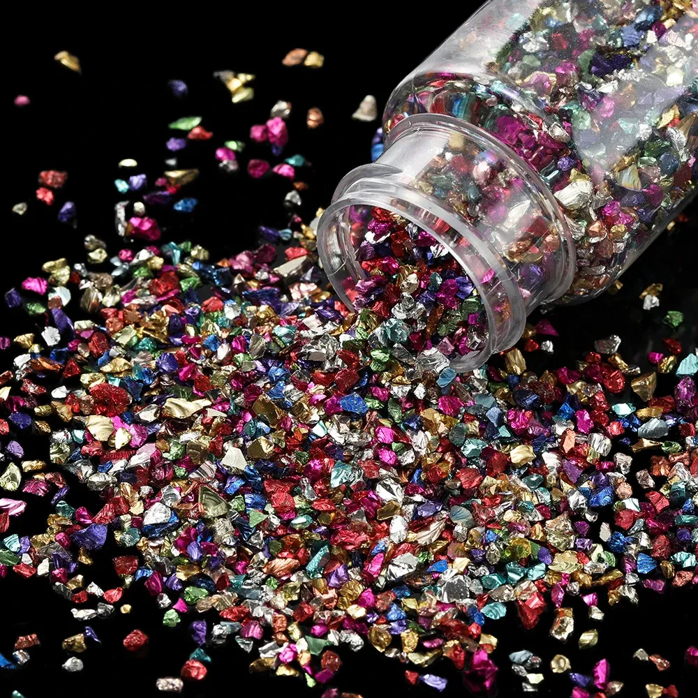 Bouteille 30 g pierres verre concassé pour remplissage résine