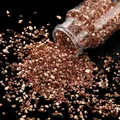 Bouteille 30 g pierres verre concassé pour remplissage résine – Couleur Orange red