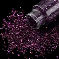 Bouteille 30 g pierres verre concassé pour remplissage résine – Couleur Purple