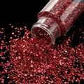 Bouteille 30 g pierres verre concassé pour remplissage résine – Couleur Red
