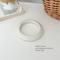 Bracelet large en résine acrylique bohème 5 styles – Couleur du métal SL270-Blanc