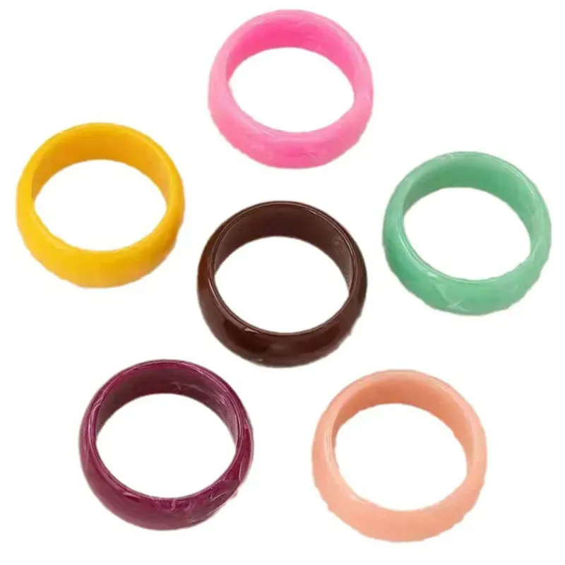 Bracelet large résine acrylique gelée couleur Kpop