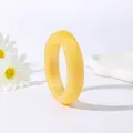 Bracelet large résine acrylique géométrique rond 10 couleurs – Couleur du métal yellow