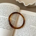Bracelet résine écaille de tortue blanc vintage Y2k – 6