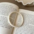 Bracelet résine écaille de tortue blanc vintage Y2k – Metal Color mibai