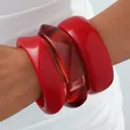 Bracelet résine tie-dye géométrique bohème 3 ou 1 pièce – 1
