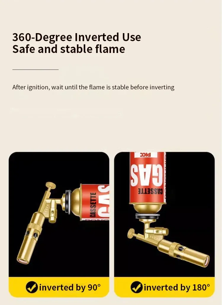 Brûleur à gaz Butane avec allumage automatique