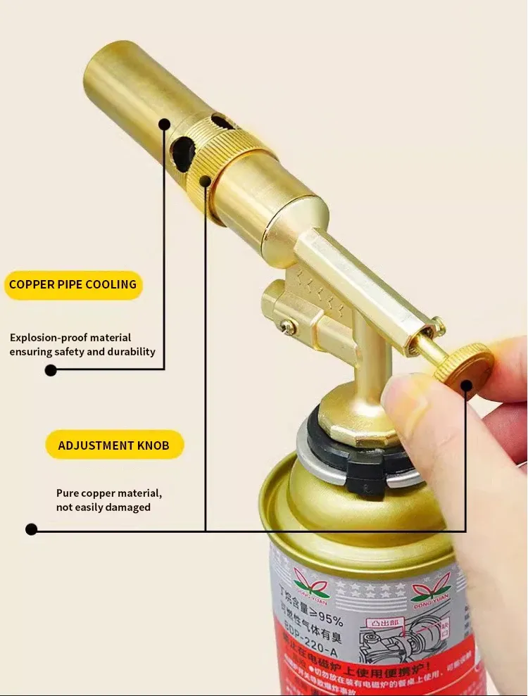 Brûleur à gaz Butane avec allumage automatique