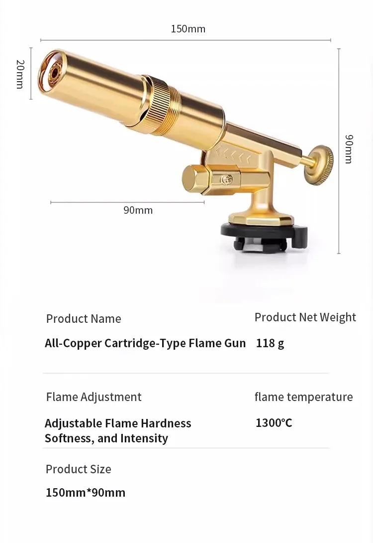 Brûleur à gaz Butane avec allumage automatique