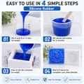 Caoutchouc silicone liquide bleu pour moules DIY 200 à 946 ml – 5