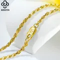 Chaîne corde argent 925 plaqué or 1.2mm à 3.3mm – 1