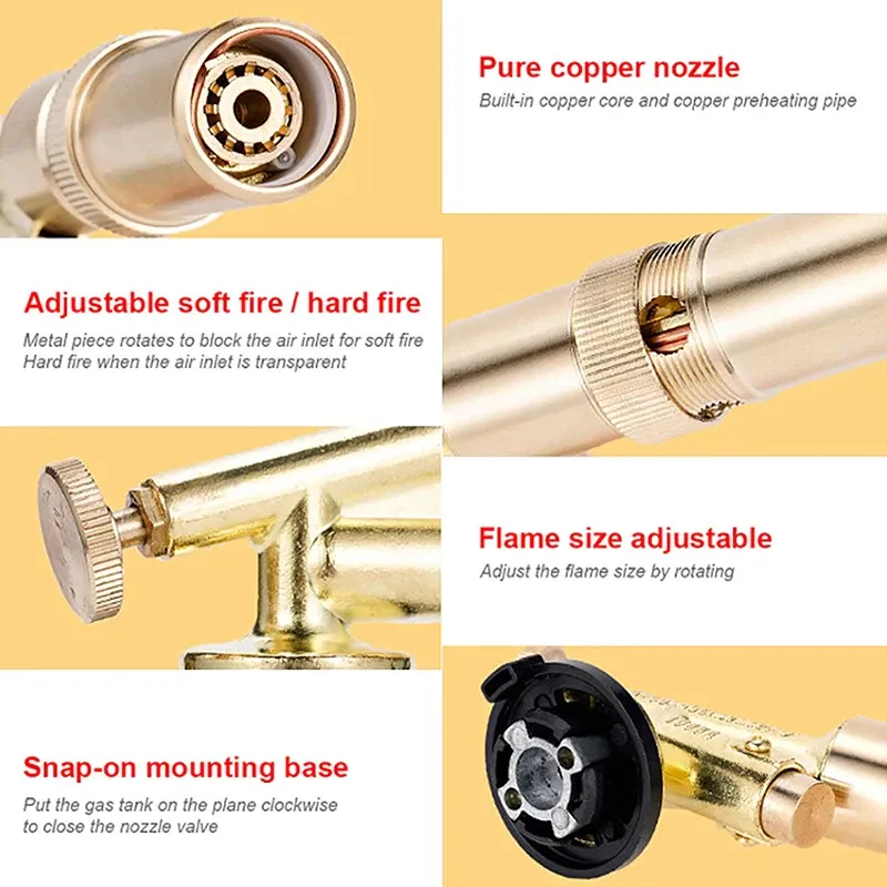 Chalumeau à propane tout bronze pour plomberie